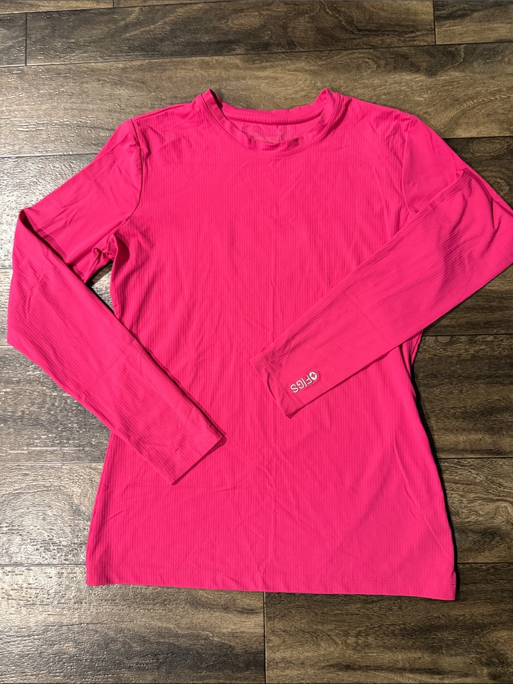 Figs Palmer Ribbed Long-sleeve Underscrub- Size Small
